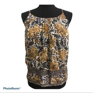 Lucky Brand Floral print spaghetti strapped top